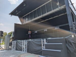 音響工事ウィング車の舞台