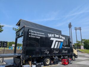 音響工事ウィング車の舞台