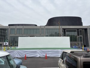 第77回 丸亀お城まつり舞台設置