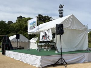 IRIE FESTIVAL 2026 完成したステージとDJブース